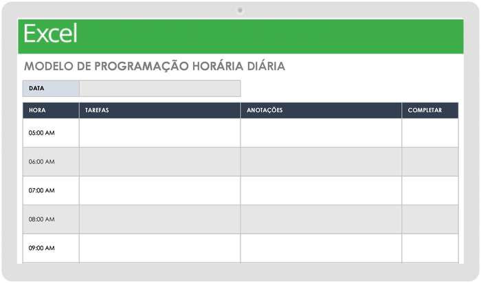 Programação Horária Diária