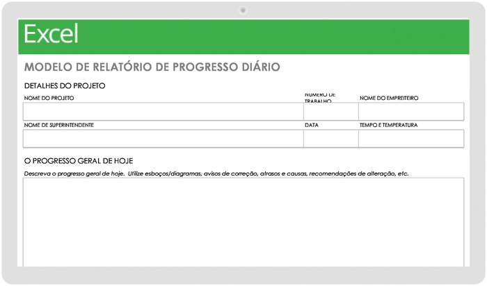 Relatório Diário de Progresso do Projeto